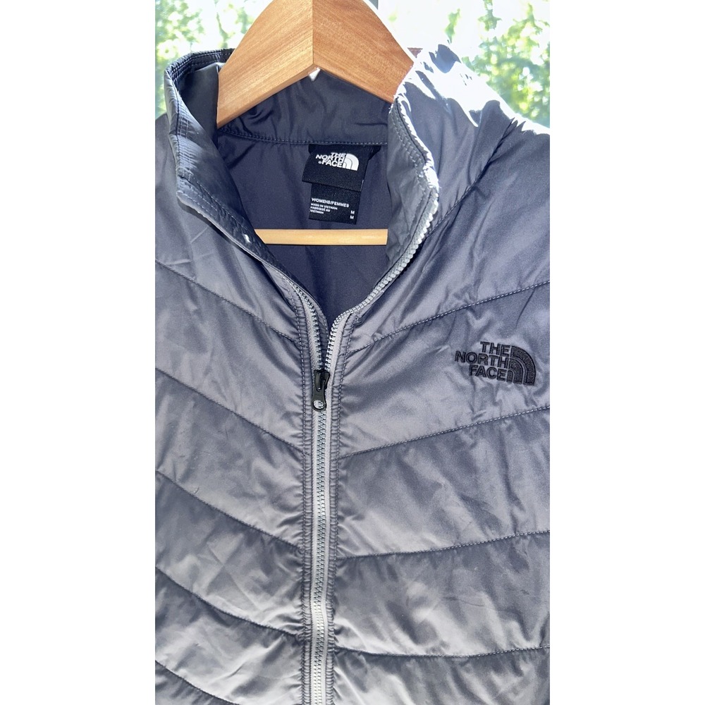 dark grey The North Face Women's Tamburello Jacket Quilted Puffer